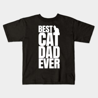 BEST CAT DAD EVER FUNNY Kids T-Shirt